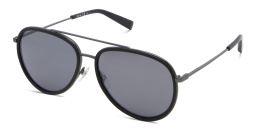 Shop EYE'M Unisex Aviator Sunglasses in Black Grey online.