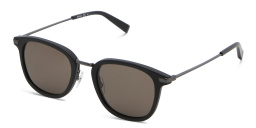 EYE'M Unisex Square Sunglasses in Black – Product Photo 2