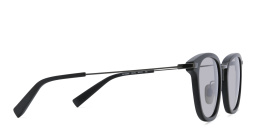 EYE'M Unisex Square Sunglasses in Black – Product Photo 3