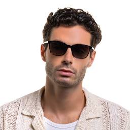 EYE'M Square Sunglasses in Havana – Product Photo 8