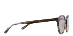 EYE'M Round Sunglasses in Brown – Product Photo 3