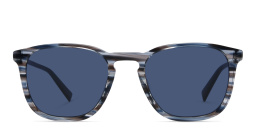 Shop EYE'M Square Sunglasses in Blue online.