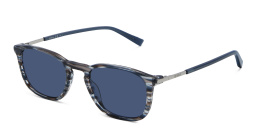 Shop EYE'M Square Sunglasses in Blue online.