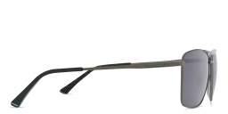 EYE'M Rectangle Sunglasses in Gunmetal – Product Photo 3
