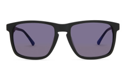 نظارة شمسية بإطار مربع من EYE'M بلون أسود - صورة المنتج 1