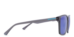 EYE'M Square Sunglasses in Grey – Product Photo 3