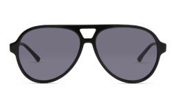 EYE'M Aviator Sunglasses in Shiny Black – Product Photo 1