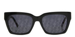 نظارة شمسية مربعة من EYE'M بلون أسود - صورة المنتج 1