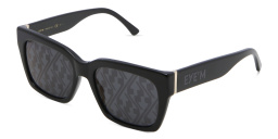 EYE'M Square Sunglasses in Black – Product Photo 2