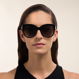 نظارة شمسية بإطار كات آي من EYE'M بلون أسود - صورة المنتج 5