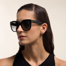 نظارة شمسية بإطار كات آي من EYE'M بلون أسود - صورة المنتج 6