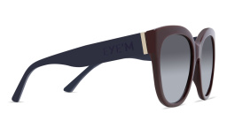 EYE'M Cat Eye Sunglasses in Burgundy – Product Photo 3