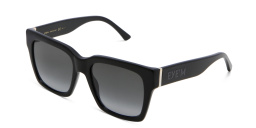 EYE'M Square Sunglasses in Black – Product Photo 2