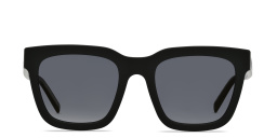 Shop EYE'M Square Sunglasses in Black online.