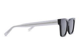 EYE'M Square Sunglasses in Black – Product Photo 3