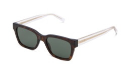 EYE'M Square Sunglasses in Havana – Product Photo 2
