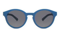 EYE'M Kids Round Sunglasses in Blue – Product Photo 1