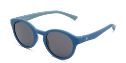 EYE'M Kids Round Sunglasses in Blue – Product Photo 2