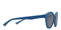 EYE'M Kids Round Sunglasses in Blue – Product Photo 3