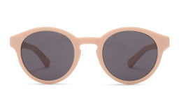 EYE'M Kids Round Sunglasses in Nude – Product Photo 1