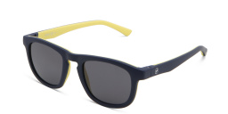 EYE'M Kids Square Sunglasses in Blue – Product Photo 2