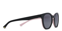 EYE'M Kids Round Sunglasses in Black – Product Photo 3