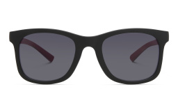 EYE'M Kids Square Sunglasses in Black – Product Photo 1