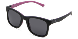 EYE'M Kids Square Sunglasses in Black – Product Photo 2