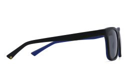Shop EYE'M Kids Square Sunglasses in Black & Blue online.