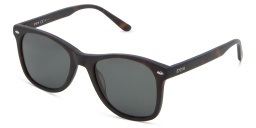 EYE'M Kids Square Sunglasses in Solid Black – Product Photo 2