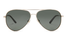 EYE'M Kids Aviator Sunglasses in Gold – Product Photo 1
