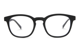 EYE'M Square Eyeglasses in Black – Product Photo 1