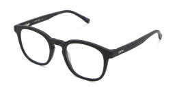 EYE'M Square Eyeglasses in Black – Product Photo 2