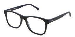 EYE'M Square Eyeglasses in Black – Product Photo 2
