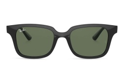 نظارة شمسية بإطار مربع للصغار من راي بان جونيور بلون أسود - صورة المنتج 1