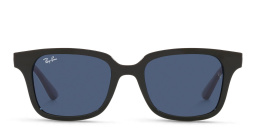 Ray-Ban Junior Kids Square Sunglasses in Black – Product Photo 1