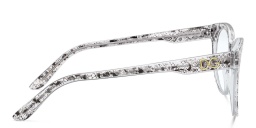 Dolce & Gabbana Panthos Eyeglasses in Black Lace – Product Photo 3