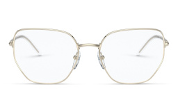PRADA Irregular Eyeglasses in Pale Gold – Product Photo 1