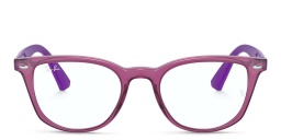Ray-Ban Junior Kids Square Eyeglasses in Purple – Product Photo 1