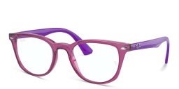 Ray-Ban Junior Kids Square Eyeglasses in Purple – Product Photo 2