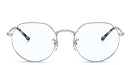 Ray-Ban JACK Irregular Eyeglasses in Silver – Product Photo 1