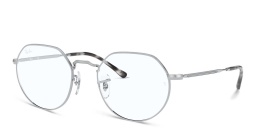 Ray-Ban JACK Irregular Eyeglasses in Silver – Product Photo 2