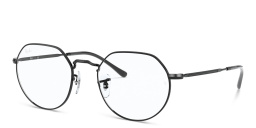 Ray-Ban JACK Irregular Eyeglasses in Black – Product Photo 2