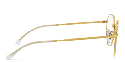 Ray-Ban JACK Irregular Eyeglasses in Gold – Product Photo 3