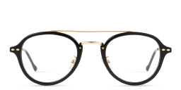 ISABEL MARANT The Luck Round Eyeglasses in Black Gold – Product Photo 1