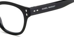 ISABEL MARANT Round Eyeglasses in Black – Product Photo 3