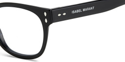 ISABEL MARANT Round Eyeglasses in Black – Product Photo 3