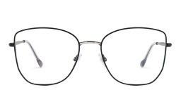 Shop ISABEL MARANT Butterfly Eyeglasses in Black & Silver online.