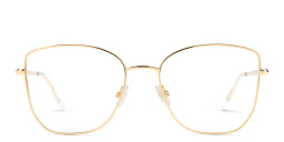 Shop ISABEL MARANT Butterfly Eyeglasses in Rose Gold online.