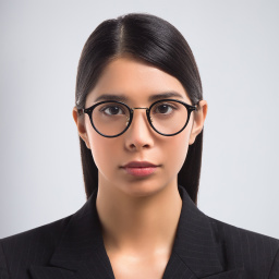 ISABEL MARANT Round Eyeglasses in Black Gold – Product Photo 5